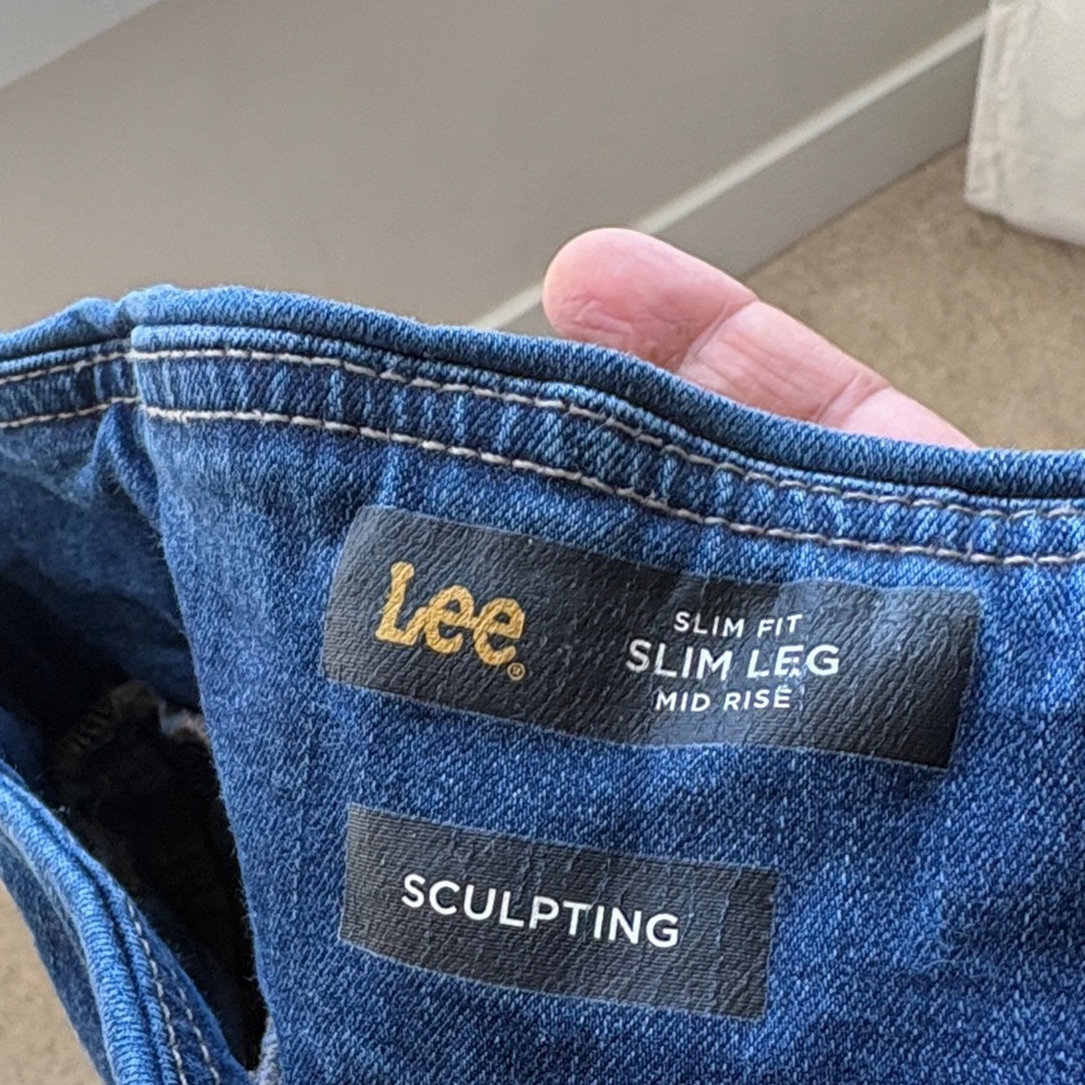 Lee Women's Dark Blue Jeggings - Picture 2 of 3